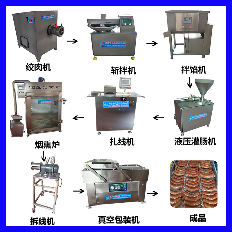 春秋食品機(jī)械全套香腸加工設(shè)備現(xiàn)貨供應(yīng)