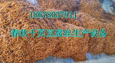 千頁豆腐黃金絲入味技術(shù)春秋免費，千頁豆腐黃